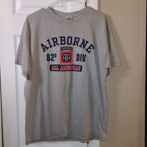 82nd airborne Division All American tshirt  Sz L NWOT